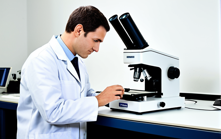 The Expert Textile Engineer at Work**
    A professional textile engineer, fully clothed in a modest lab coat over appropriate business attire, meticulously examining a high-tech fabric sample under a precision microscope in a clean, state-of-the-art textile laboratory. The engineer's well-formed hands are carefully adjusting the equipment, demonstrating a natural pose and correct proportions. The background features blurred, advanced textile testing instruments and digital monitors. Professional photography, high detail, perfect anatomy, natural body proportions, safe for work, appropriate content, family-friendly.

2.  **Prompt for