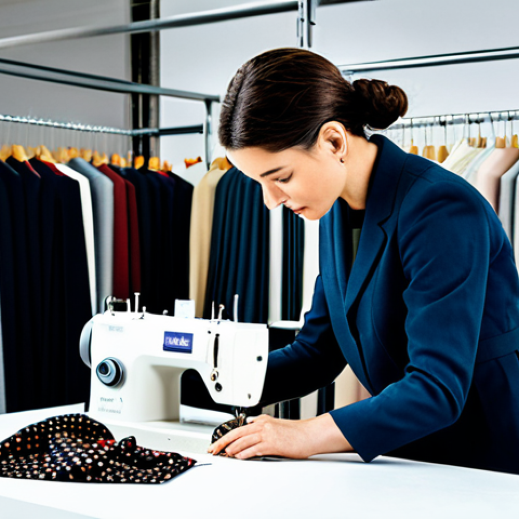 **

"A textile technician, fully clothed in professional attire, inspecting a haute couture garment in a Parisian atelier, surrounded by fabrics and sewing machines, safe for work, appropriate content, perfect anatomy, natural proportions, professional, modest, family-friendly, high quality, detailed."

**