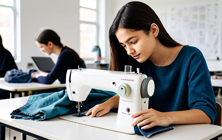 섬유기사 필기시험 대비 전략 - Quality Control in a Textile Factory**

"A quality control expert, fully clothed in a professional l...
