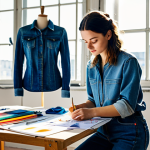 섬유기사 자격증으로 시작하는 경력 - Sustainable Fashion Design**

A young French fashion designer in a bright, modern studio, surrounded...