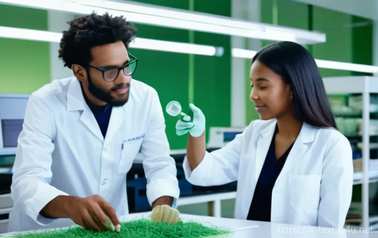 섬유기사와 실기시험 준비 사례 - **Prompt:** A female textile engineer in her late 20s, wearing a crisp, white lab coat over a profes... 섬유기사와 실기시험 준비 사례 - **Prompt:** A female textile engineer in her late 20s, wearing a crisp, white lab coat over a profes...