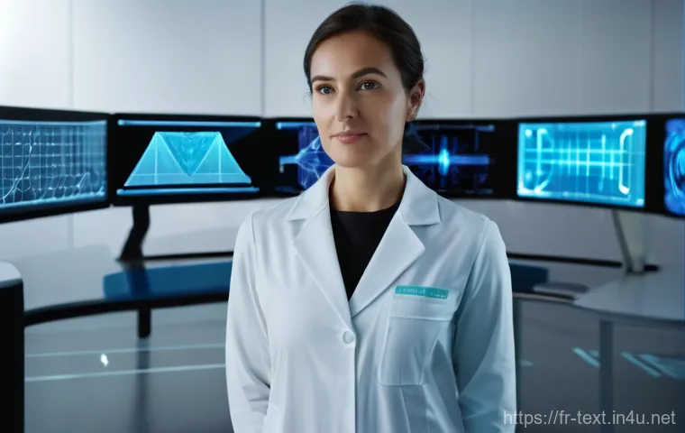 섬유기사와 관련 직업군의 특징 - Futuristic Smart Textile Engineer in an Advanced R&D Lab

**Prompt:** A highly detailed, realistic i...