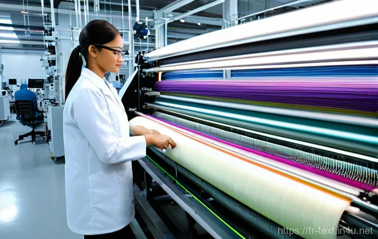 섬유기사 국가시험 준비 방법 - **Prompt 1: Collaborative Textile Study Session**
    "A vibrant, well-lit university textile labora...